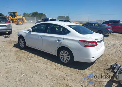 2015 Nissan Sentra S from USA, damaged, VIN 3N1AB7APXFY368285